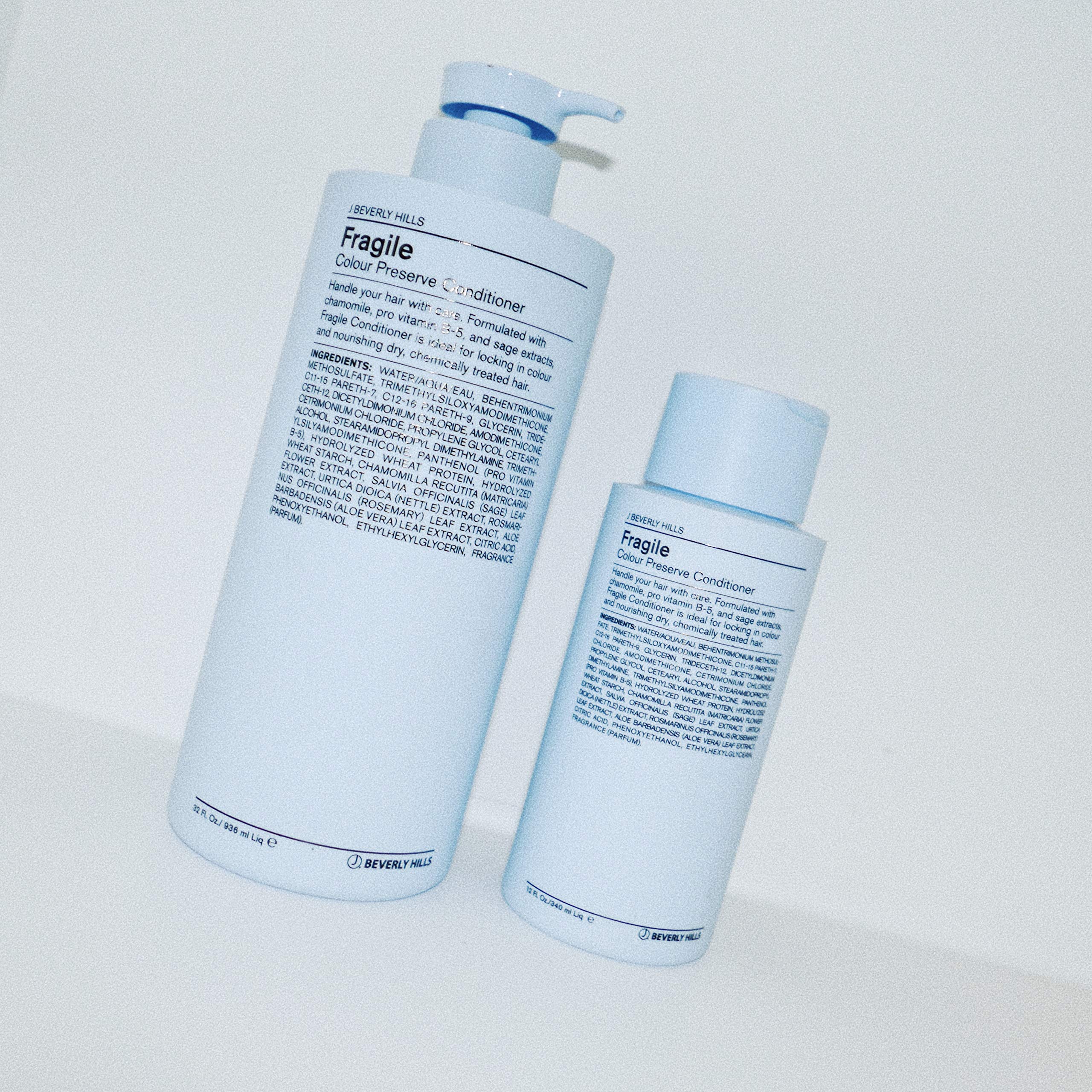 J Beverly Hills Blue Fragile: mousse crémeuse nettoyante pour cheveux colorés.