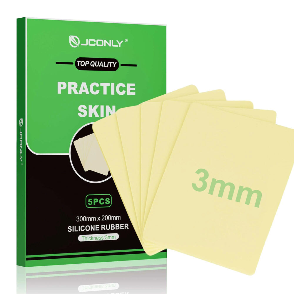 JCONLY peau de pratique tatouage – texture réaliste pour maîtriser les traits fins.