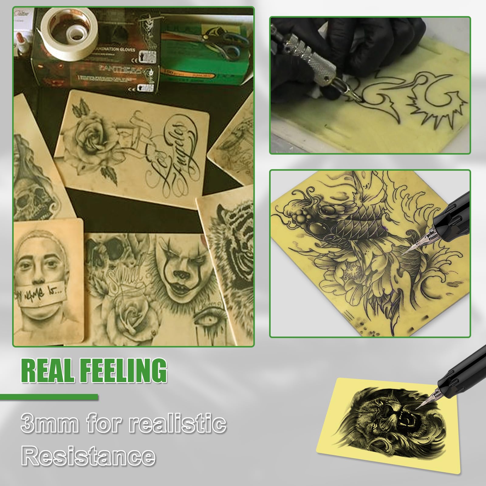 JCONLY coffret cadeau luxe – présentation élégante pour artistes tatoueurs.
