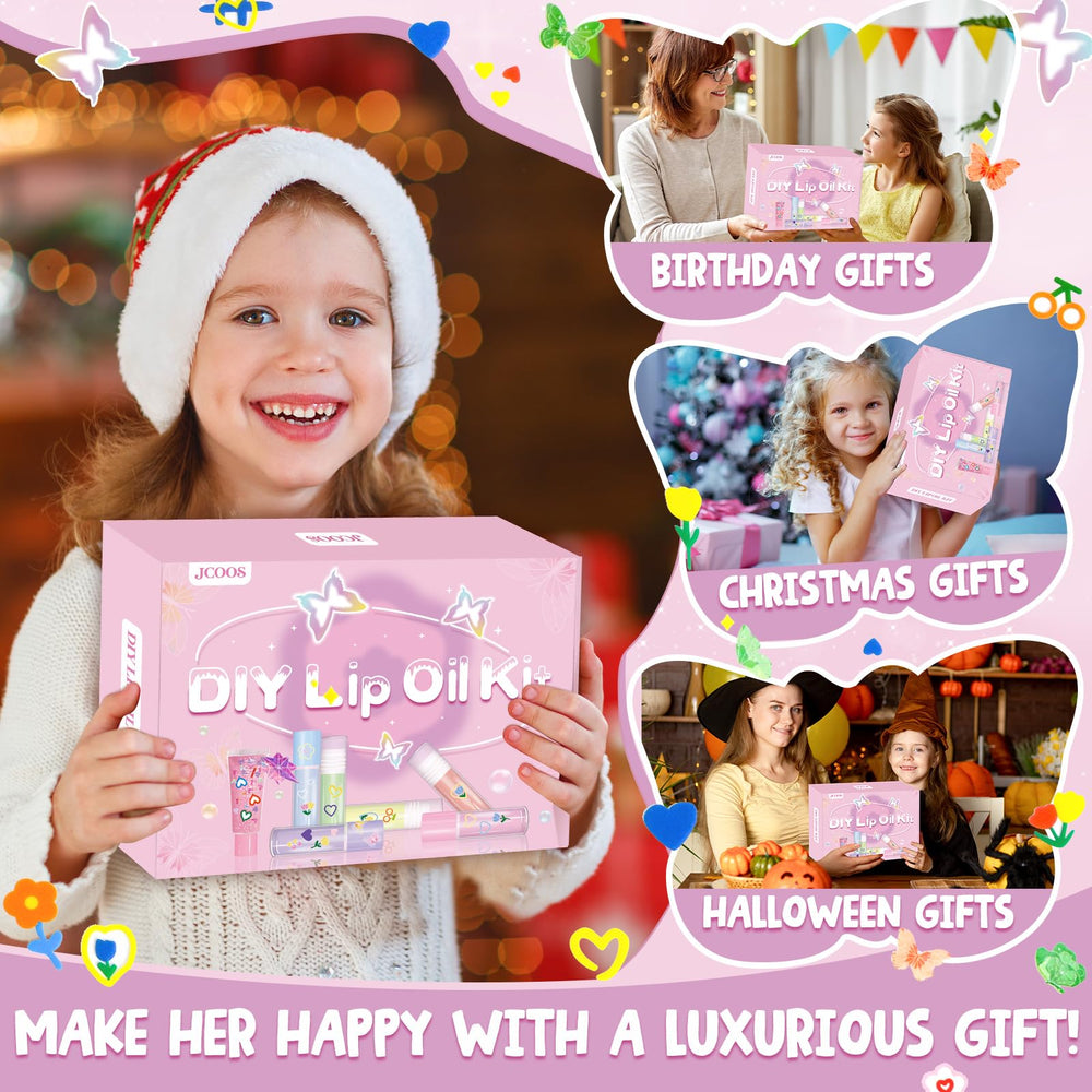 Jcoos paillettes et autocollants gloss lèvres pour customiser