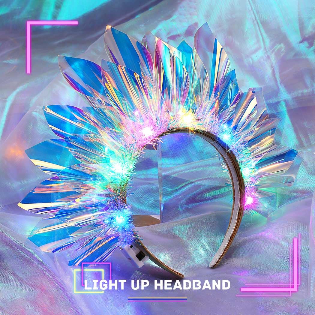 La bande-tête LED JEAIRTS révèle ses 3 modes lumineux, parfait pour des transitions rythmiques.