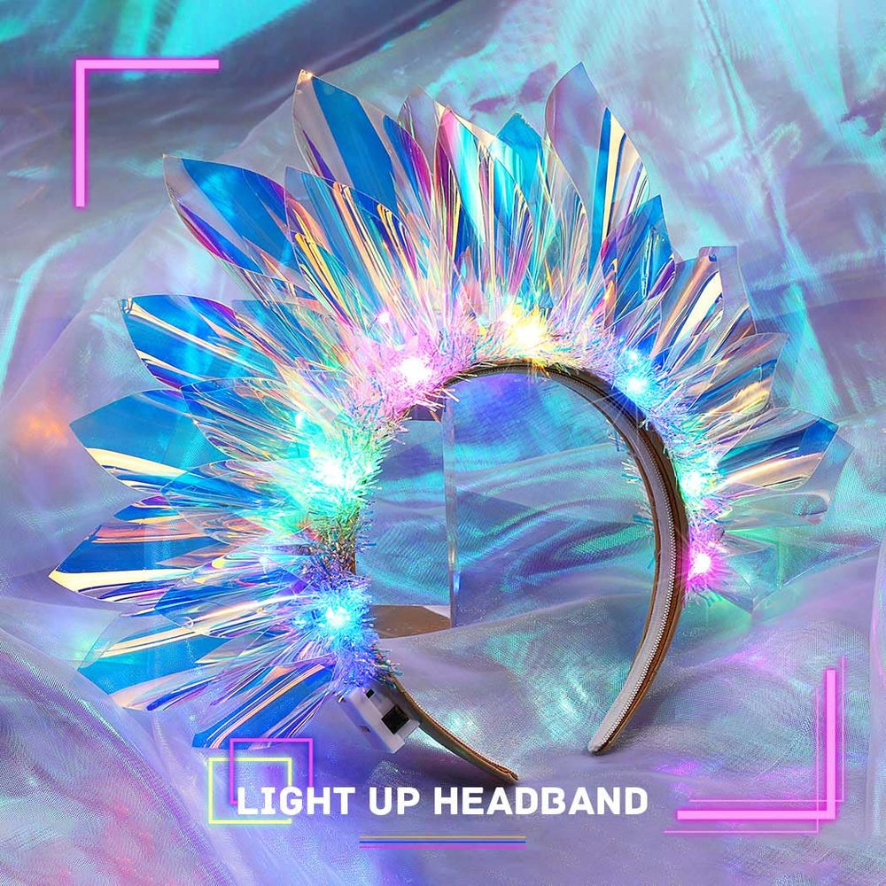 La bande-tête LED JEAIRTS révèle ses 3 modes lumineux, parfait pour des transitions rythmiques.