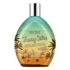 Jeallis Extreme Dark Tanning Lotion — bouteille prête pour bronzer rapidement et naturellement.