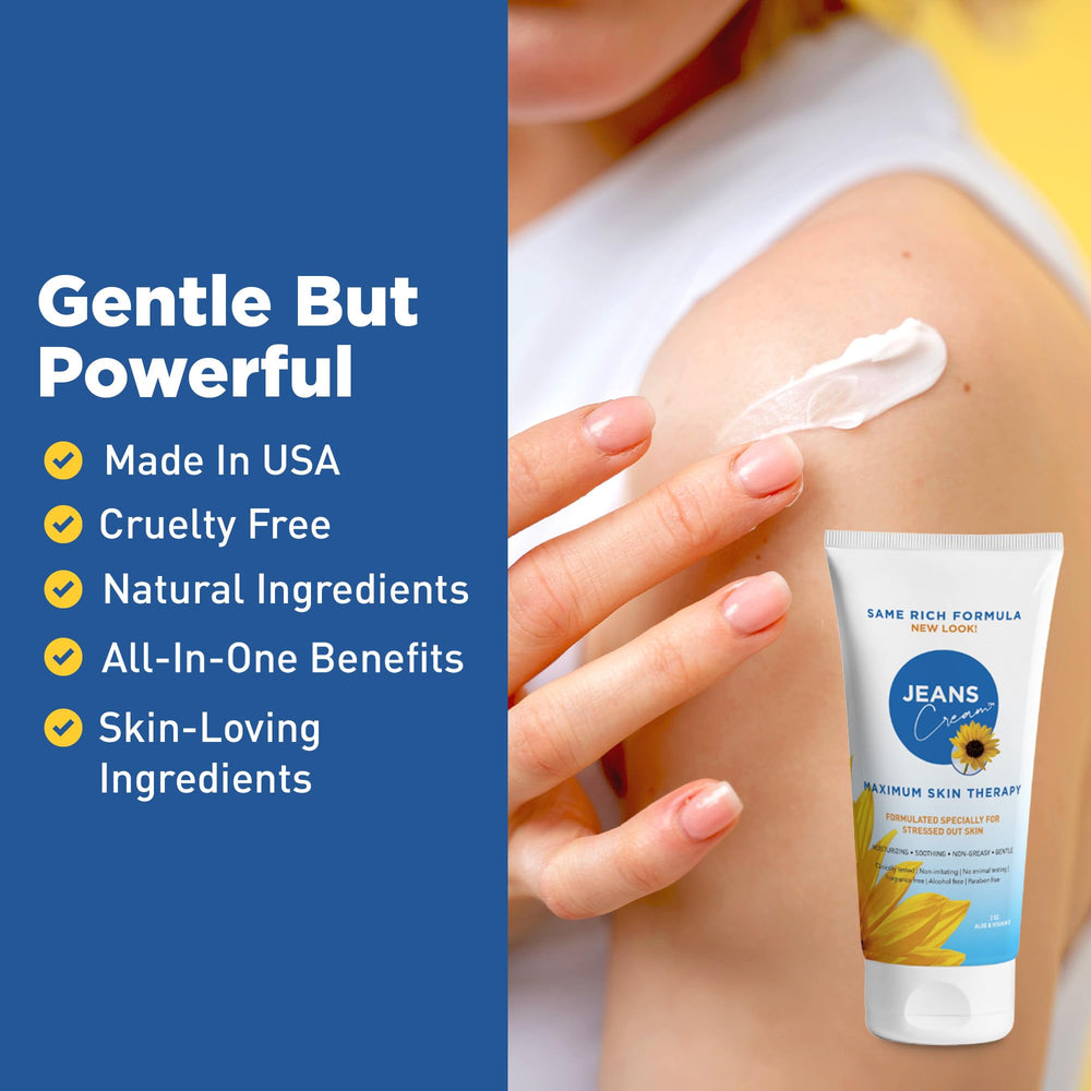 Jeans Cream: Fabrique aux etats-unis, qualité et sécurité.