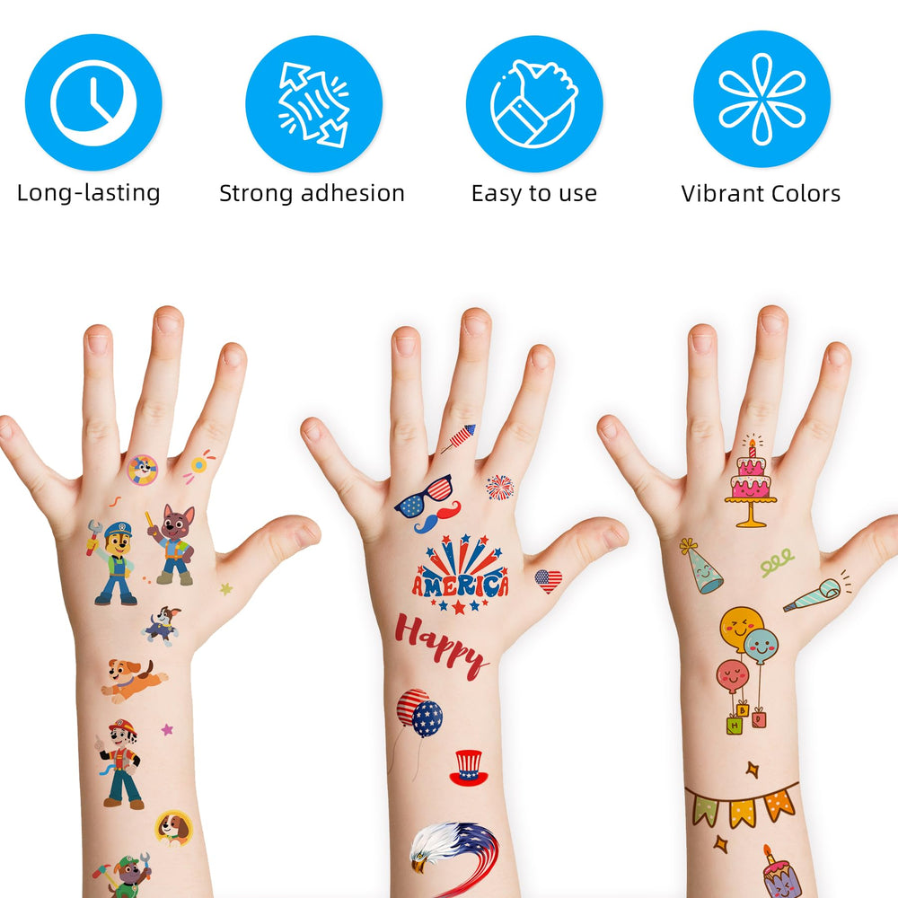 Jecqbor tatouage imprimable enfant, création ludique pour les enfants.