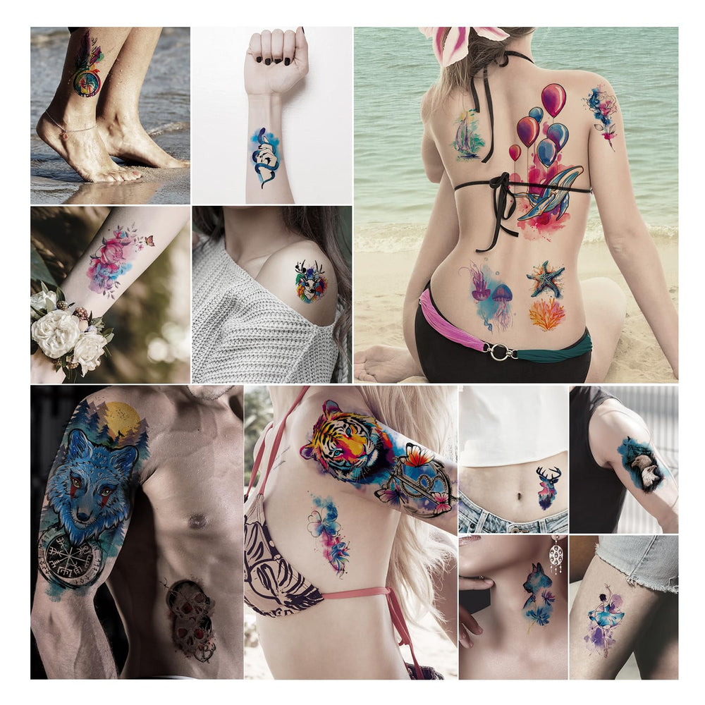 Enlèvement de tatouage JEEFONNA avec huile corporelle ou alcool, méthode douce.