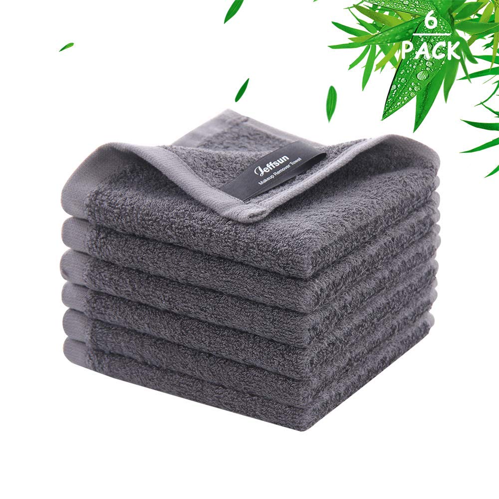 Lingettes JEFFSUN visage lavables, douceur idéale pour peau sensible