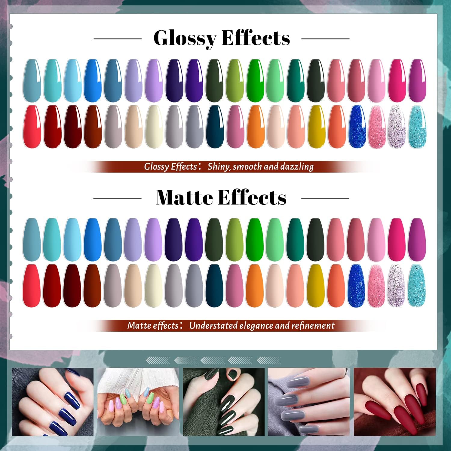JEWHITENY top coat brillant double pour éclat longue durée.