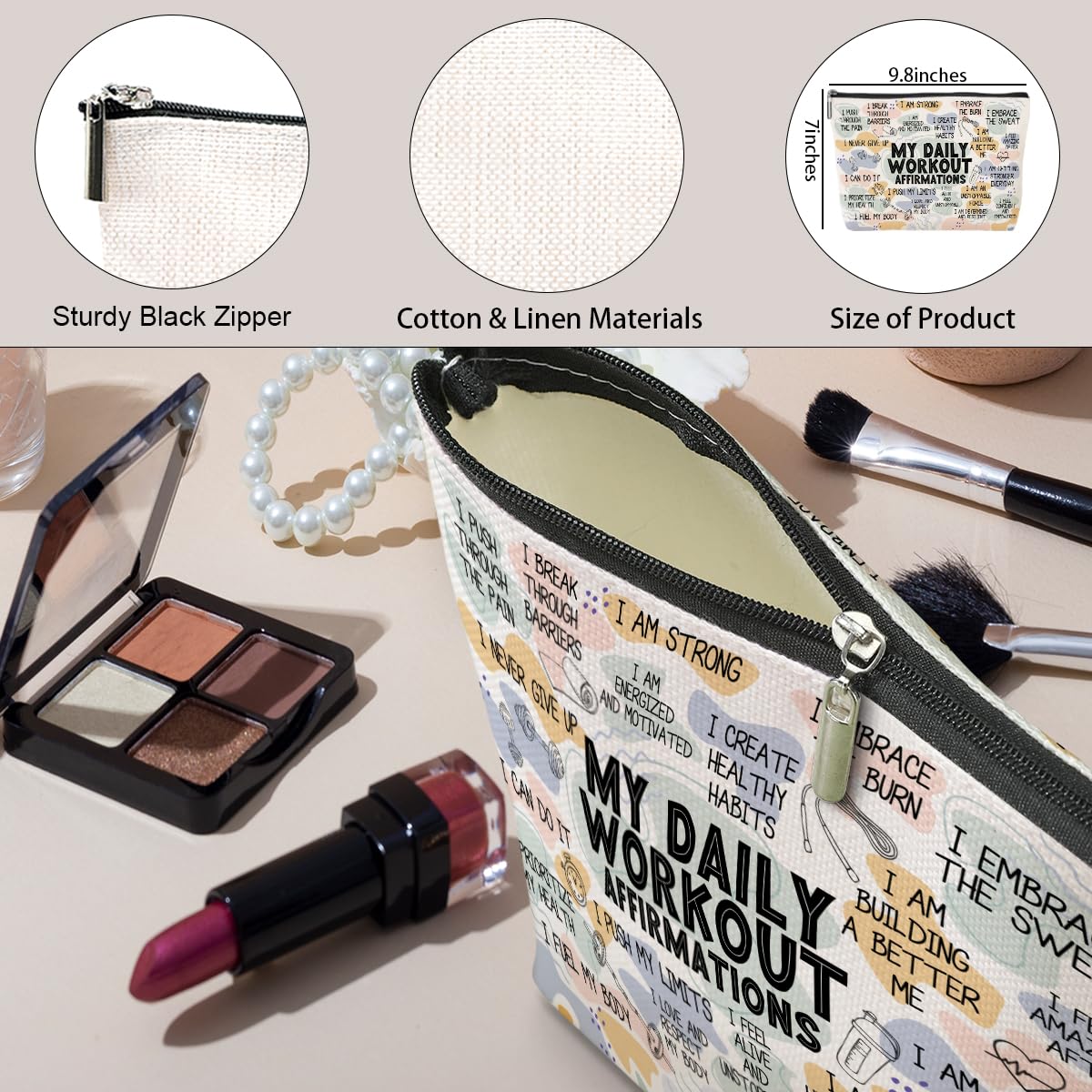 Accessoire beauté Jeilink pour usage quotidien, léger et facile à transporter.