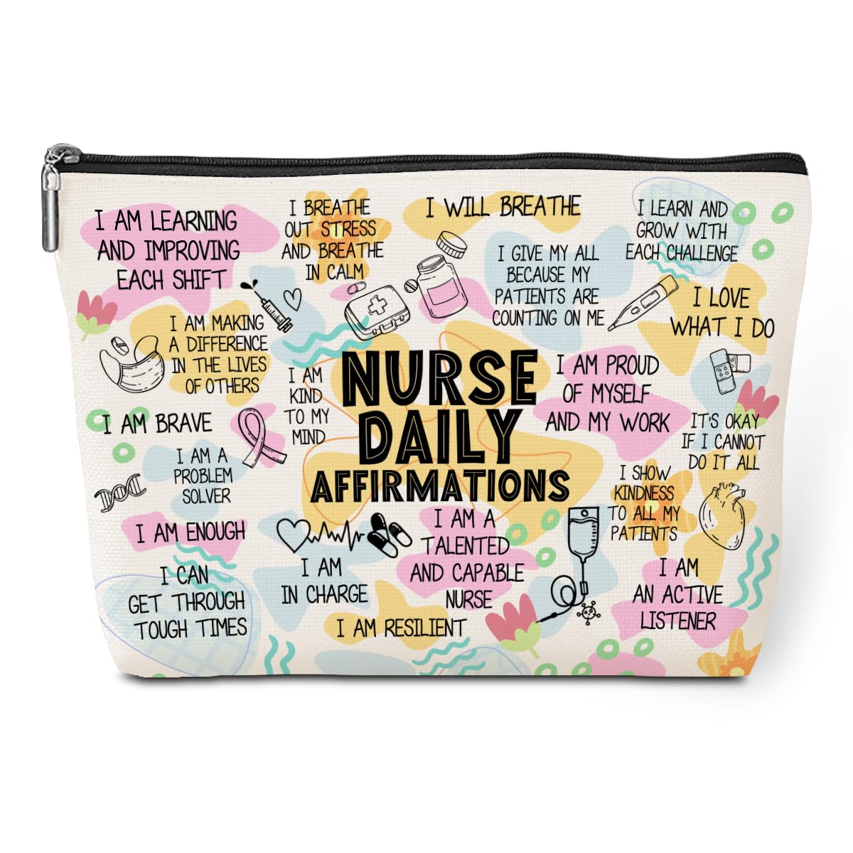 Trousse Jeilink avec affirmations quotidiennes et impression double-face pour motivation