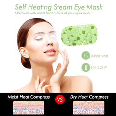 Masque yeux vapeur Jekeno, humidité douce et chaleur durable.