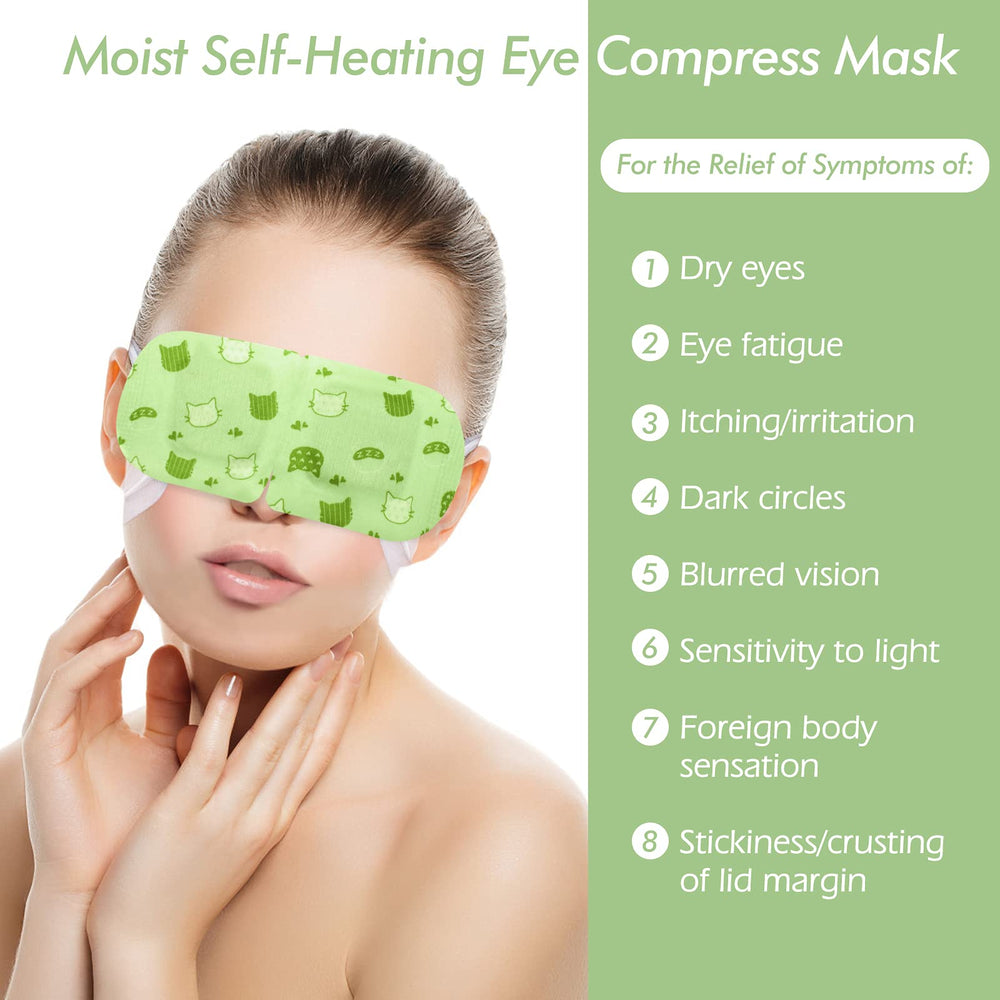 Masque yeux vapeur Jekeno pour favoriser le sommeil et le repos.