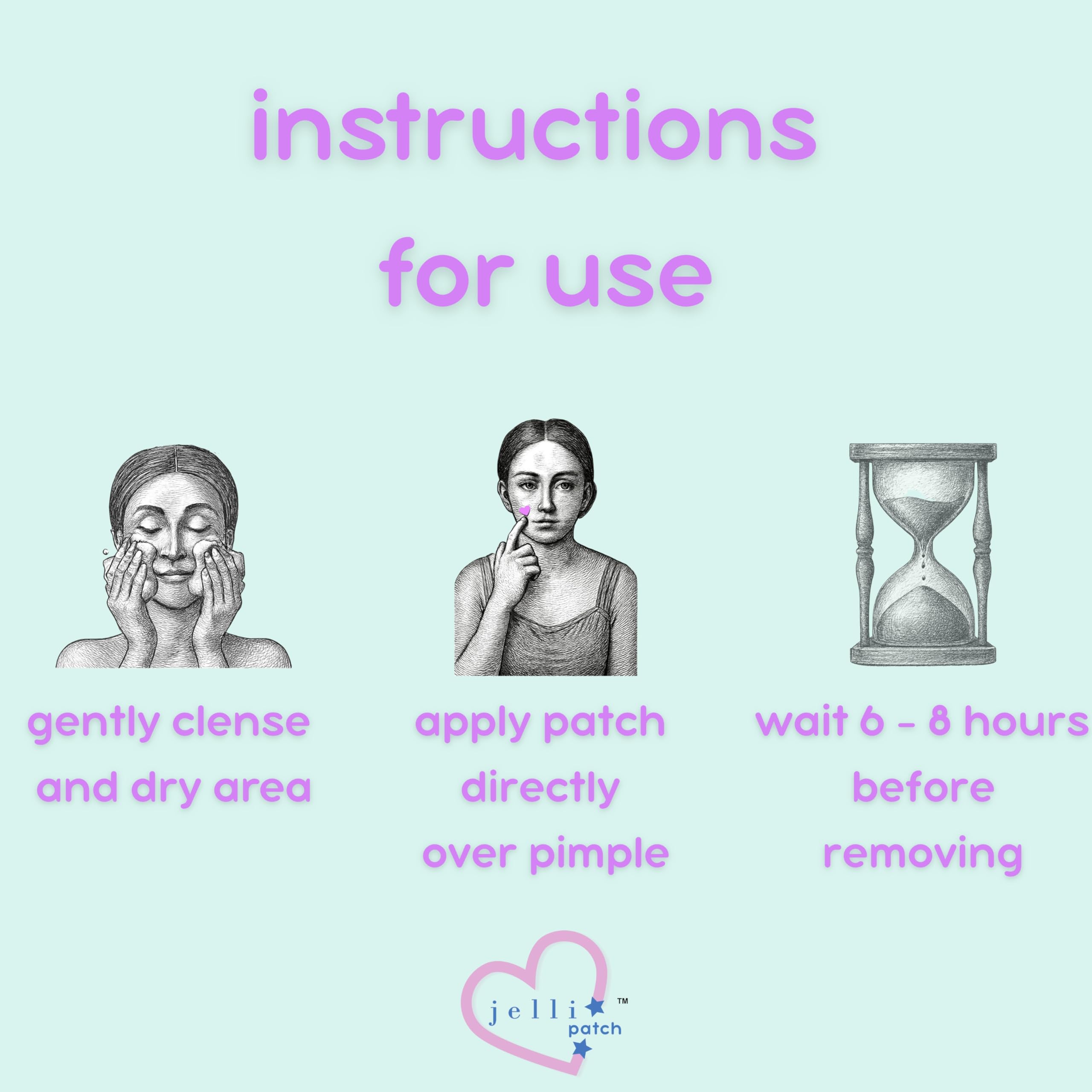 Jelli Patch cœur patch visage : idéal pour un rituel quotidien.