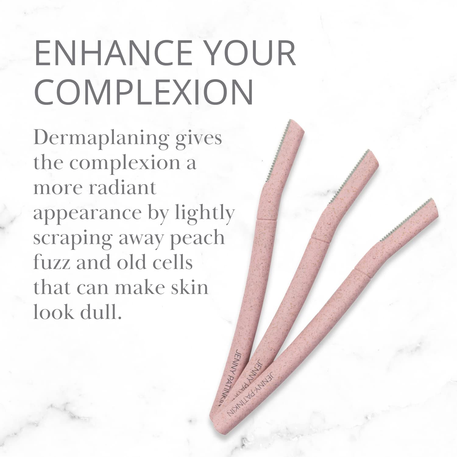 Jenny Patinkin lame acier inoxydable – sûre et efficace pour dermaplanage régulier