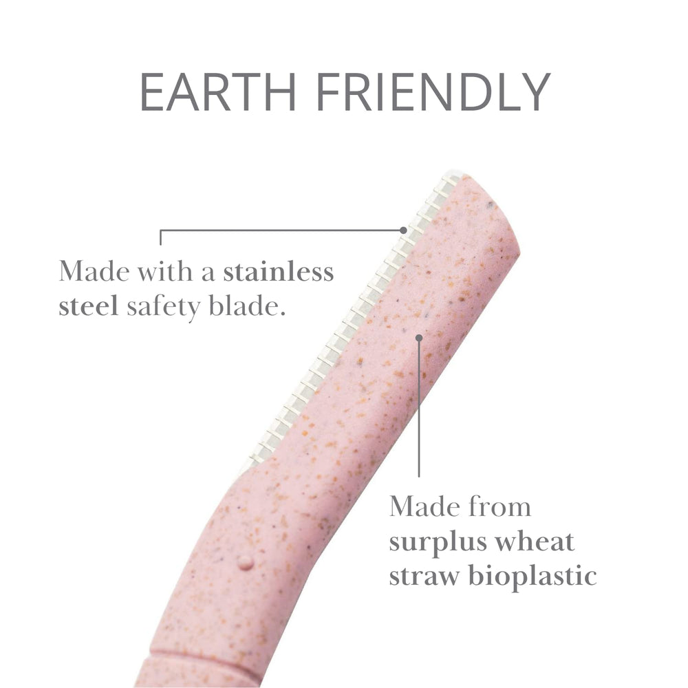 Jenny Patinkin outil dermaplanage – manche durable en fibres recyclées, choix éco-responsable