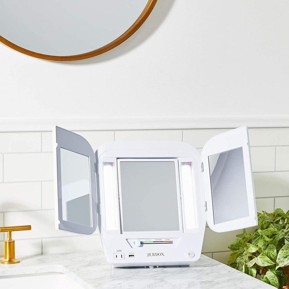 Base blanche du JERDON offre stabilité et harmonie avec votre décoration.