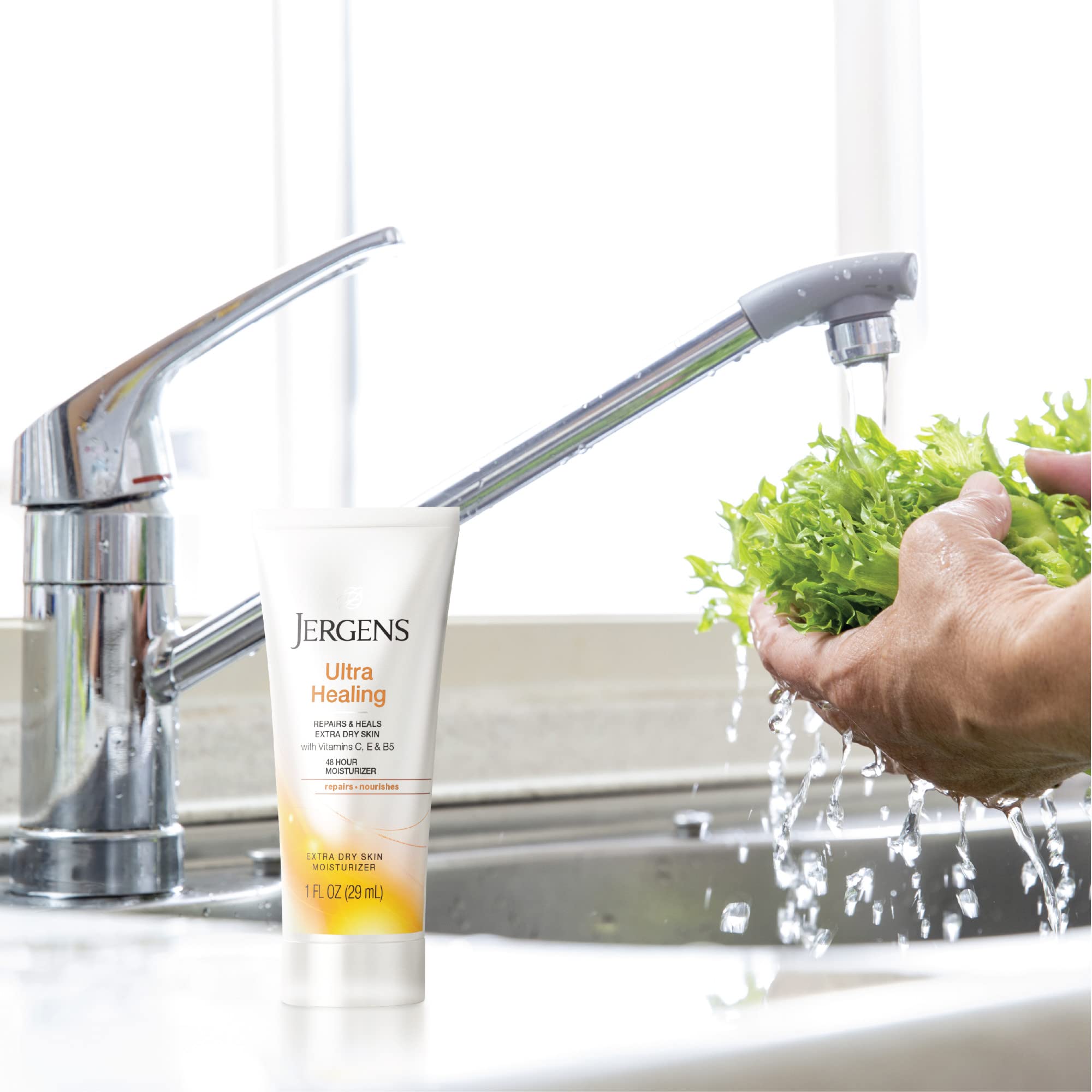 Jergens Ultra Healing pack de 10, solution hydratante pratique.