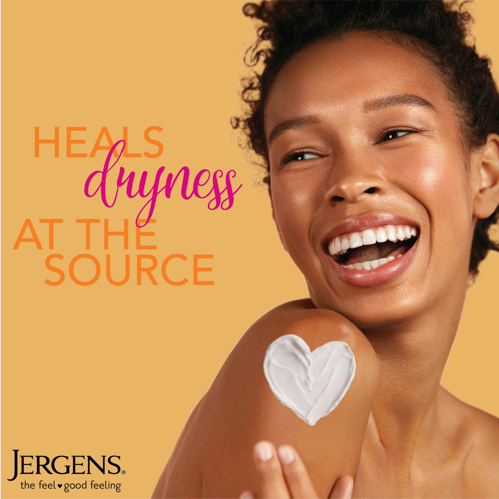 Jergens Ultra Healing avec vitamines C, E et B5 pour nourrir la peau.
