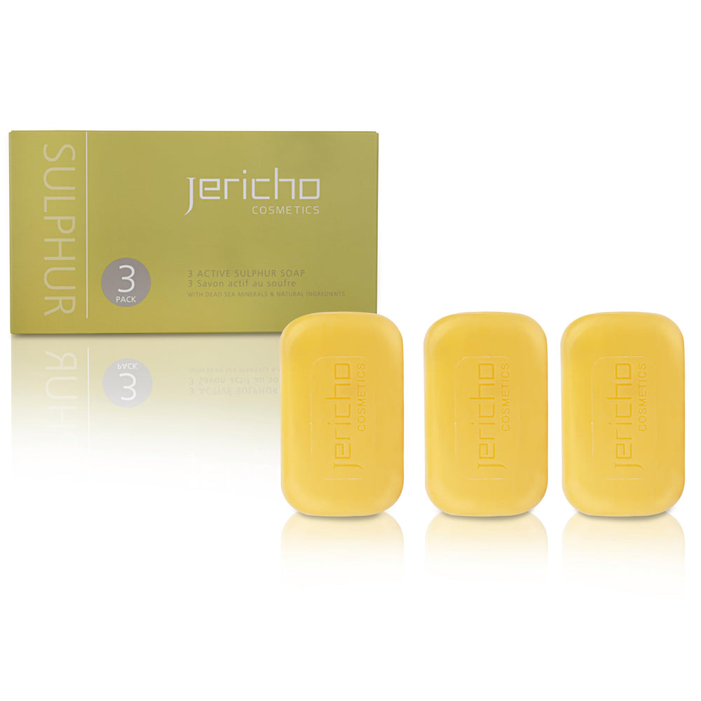 Jericho Savon au soufre et olive – emballage du produit, option vegan