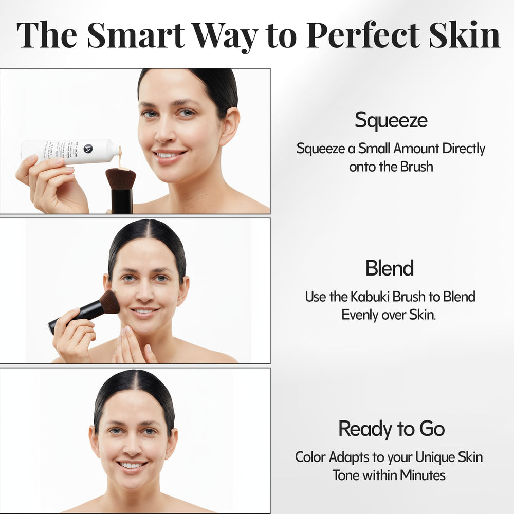 Jerome Alexander skincare-infused foundation with hydrating actives.