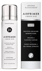 Jerome Alexander LiquidSilk Air Primer en bouteille, pulvérisation légère pour préparer la peau.