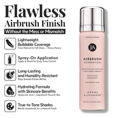Jerome Alexander MagicMinerals AirBrush Foundation – brume microfine assure une couverture uniforme
