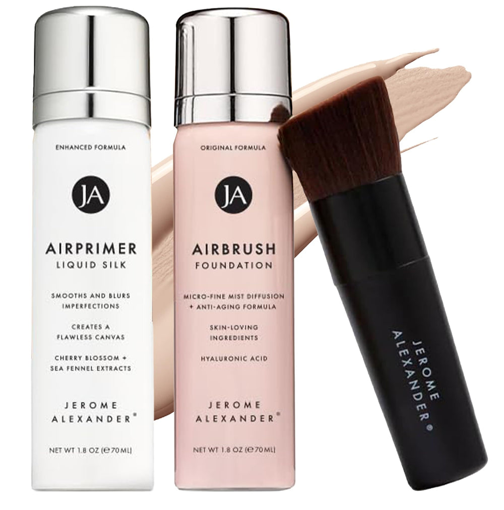 Jerome Alexander MagicMinerals AirBrush Foundation: bouteille offrant une couvrance légère et uniforme.