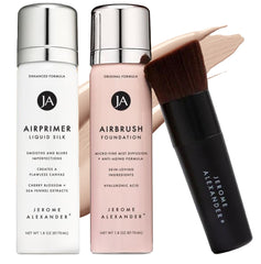 Jerome Alexander MagicMinerals AirBrush Foundation: bouteille offrant une couvrance légère et uniforme.