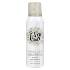 Jerome Russell Punky Glitter doré et argent, bouteille scintillante pour cheveux et corps.