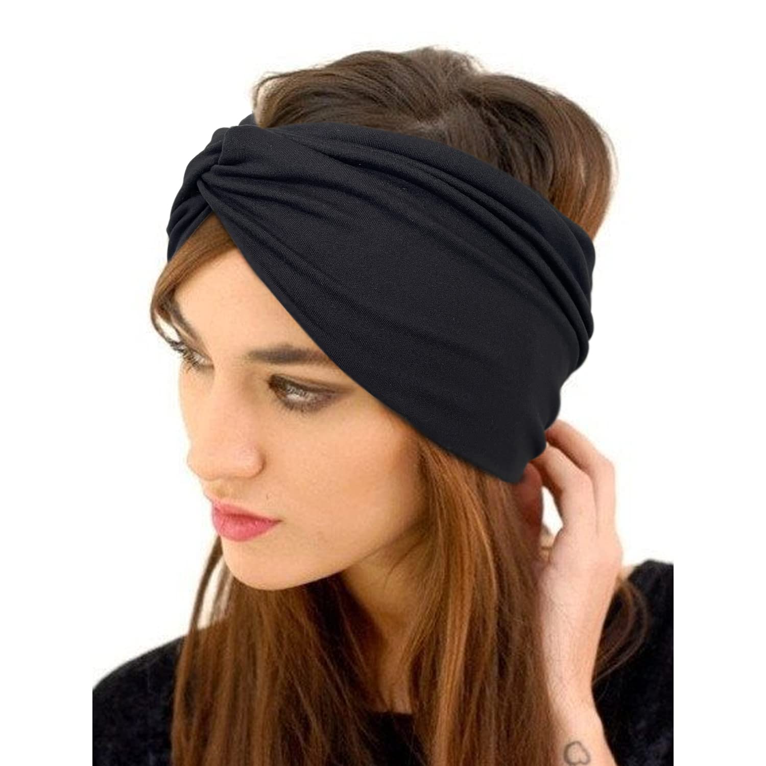 Bandes-cheveux anti-glisse Jesries, parfaites pour le sport et les entraînements.