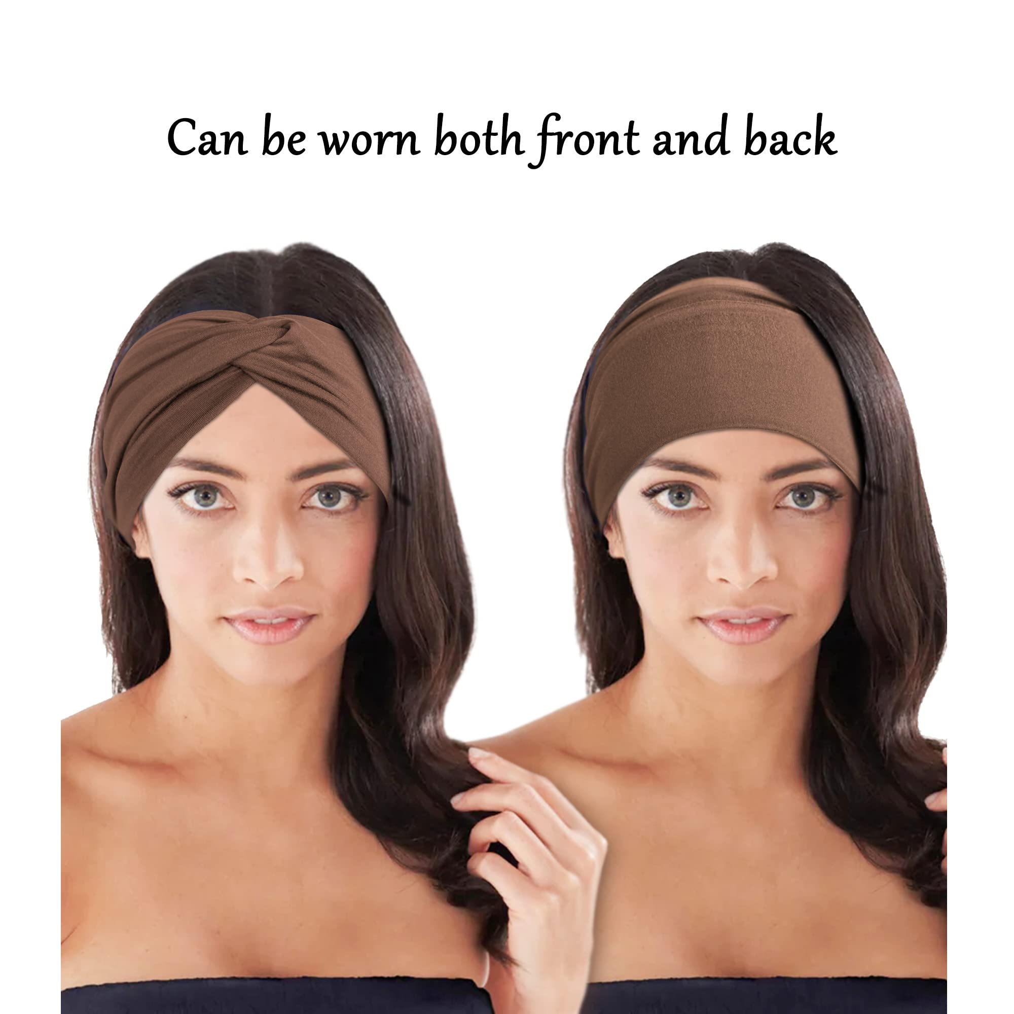 Bande-turban Jesries, tissu doux et respirant pour un look élégant.