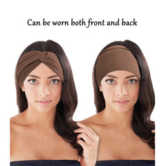 Bande-turban Jesries, tissu doux et respirant pour un look élégant.