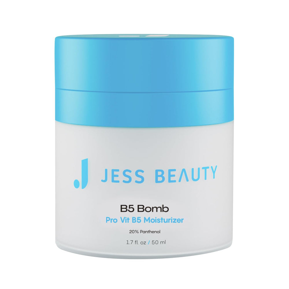 JESS BEAUTY B5 Bomb Pro – crème visage en flacon, hydratation durable et légère.