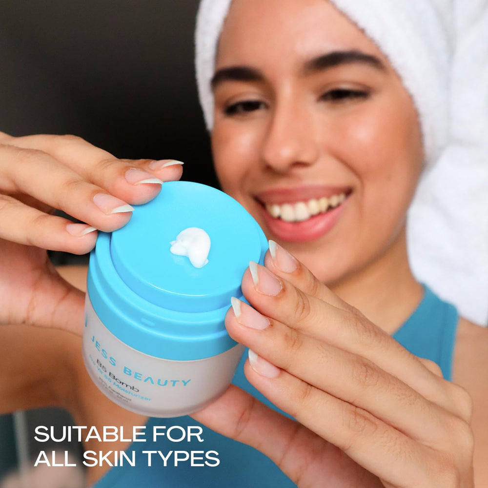 Crème légère sans parfum, idéale peau sensible avec B5 Bomb Pro.
