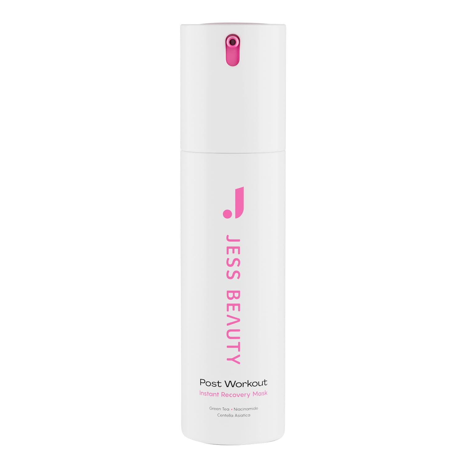 Masque gel post-entraînement JESS BEAUTY pour hydratation rapide et apaisante.