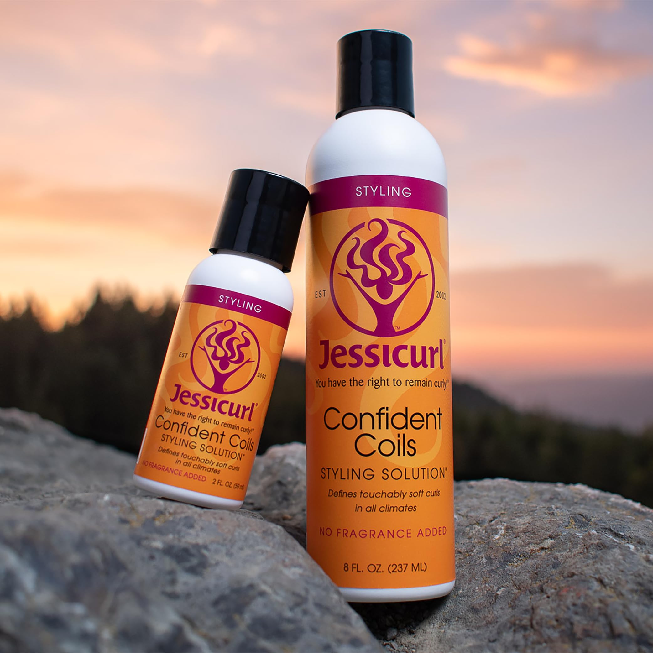 Jessicurl Confident Coils crème à appliquer, contrôle du frisottis et hydratation.