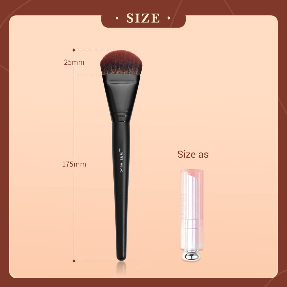 Jessup brosse qualité lissage: texture agréable et facile sur la peau.