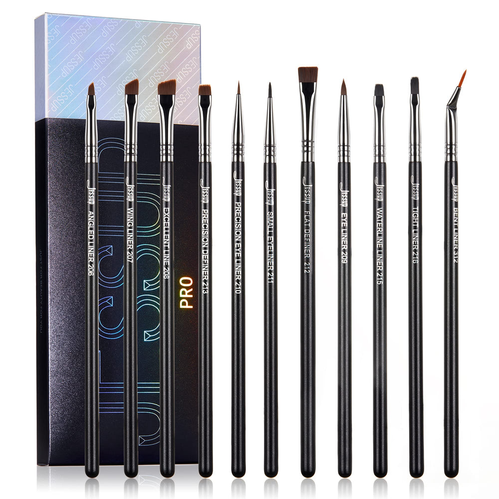 Ensemble Jessup Eyeliner Brush : précision professionnelle pour tous les regards.