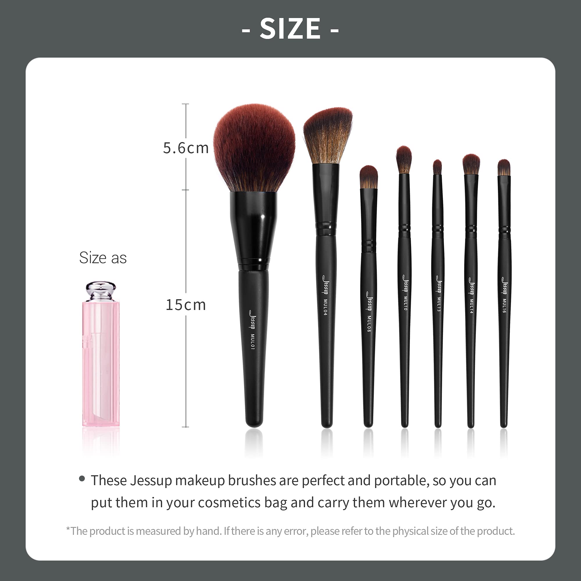 Pinceau concealer Jessup pour zones ciblées