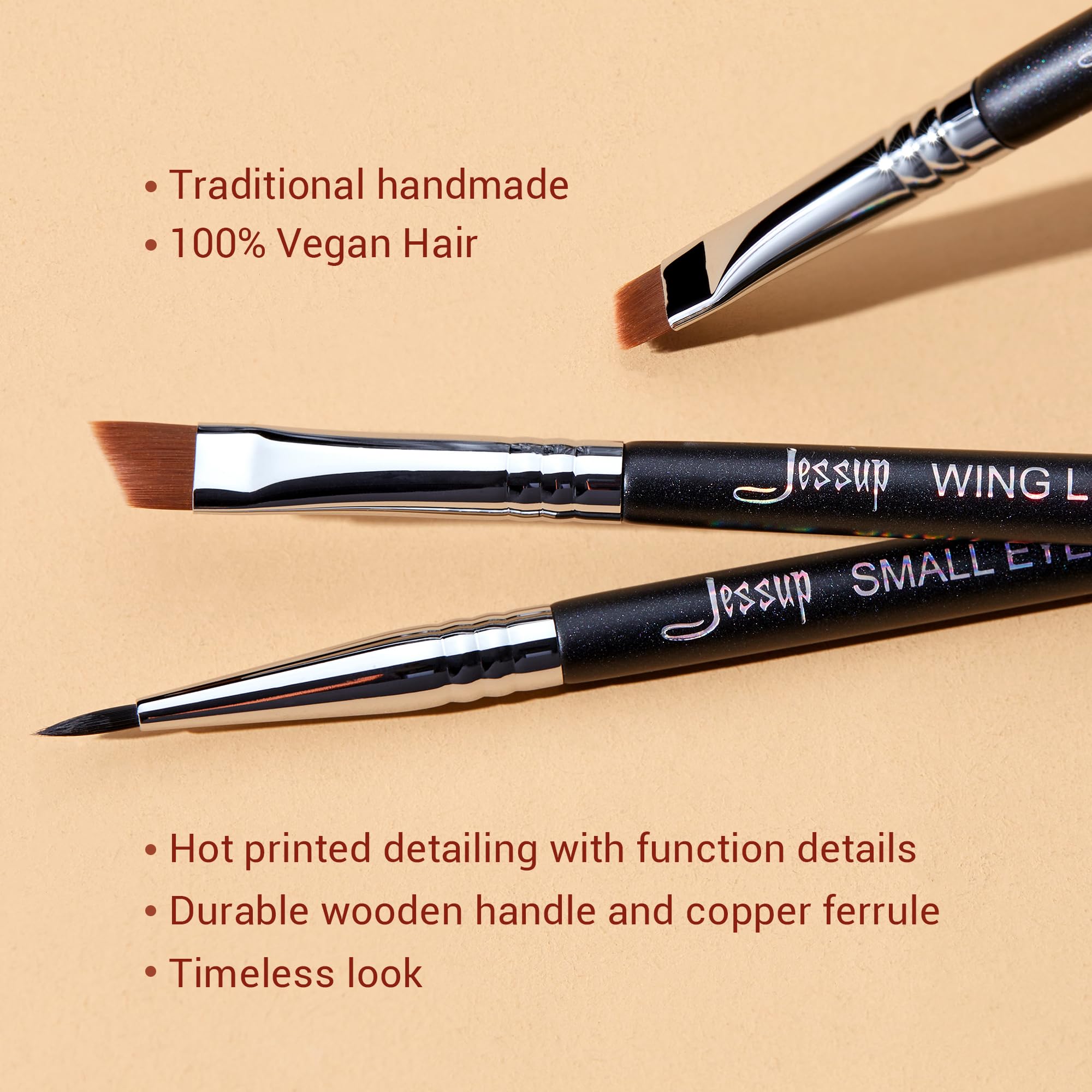 Jessup pinceau eyeliner sans odeur grâce au processus d’aération.