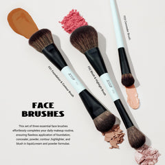 Pinceau double-face Jessup pour sourcils et trait des yeux, précision assurée.