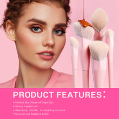 Pinceau visage foundation Jessup, application lisse et naturelle.