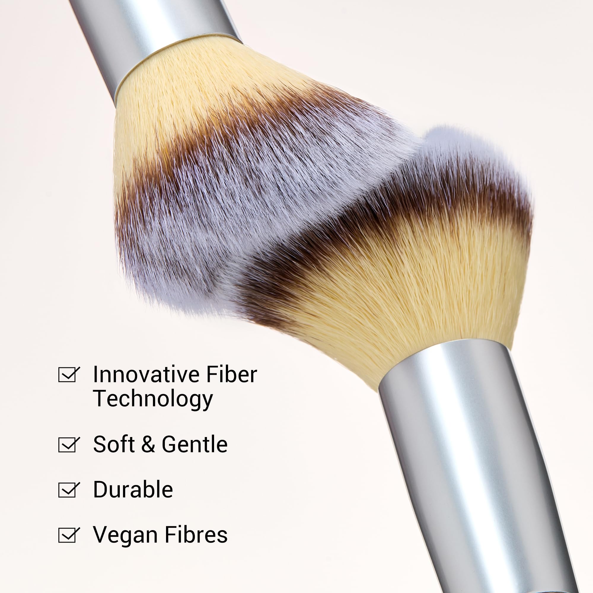 Pinceau Jessup yeux double-face ombre et sourcils: précision pour les paupières