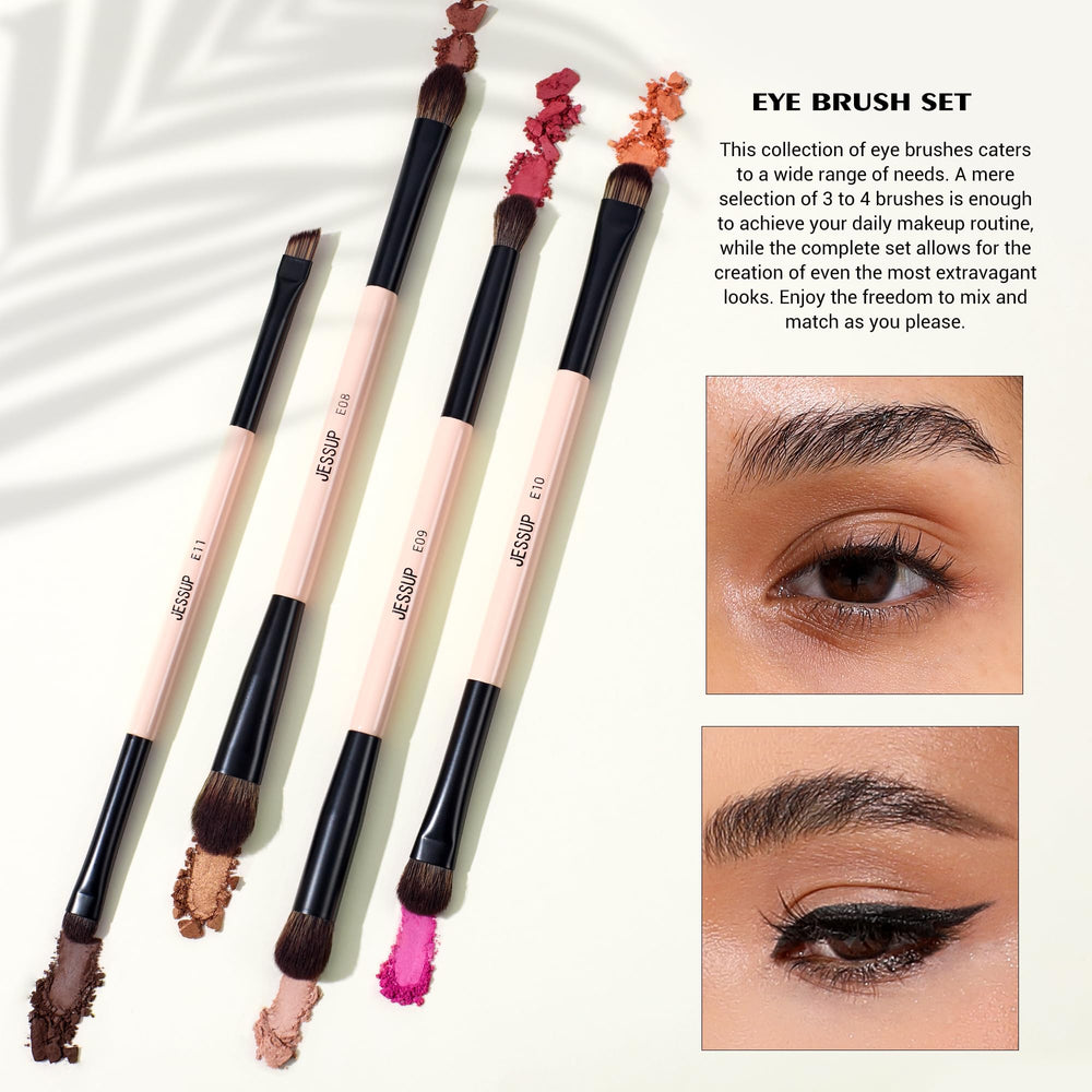 Pinceau poil vegetal Jessup douceur et durabilite pour le maquillage.