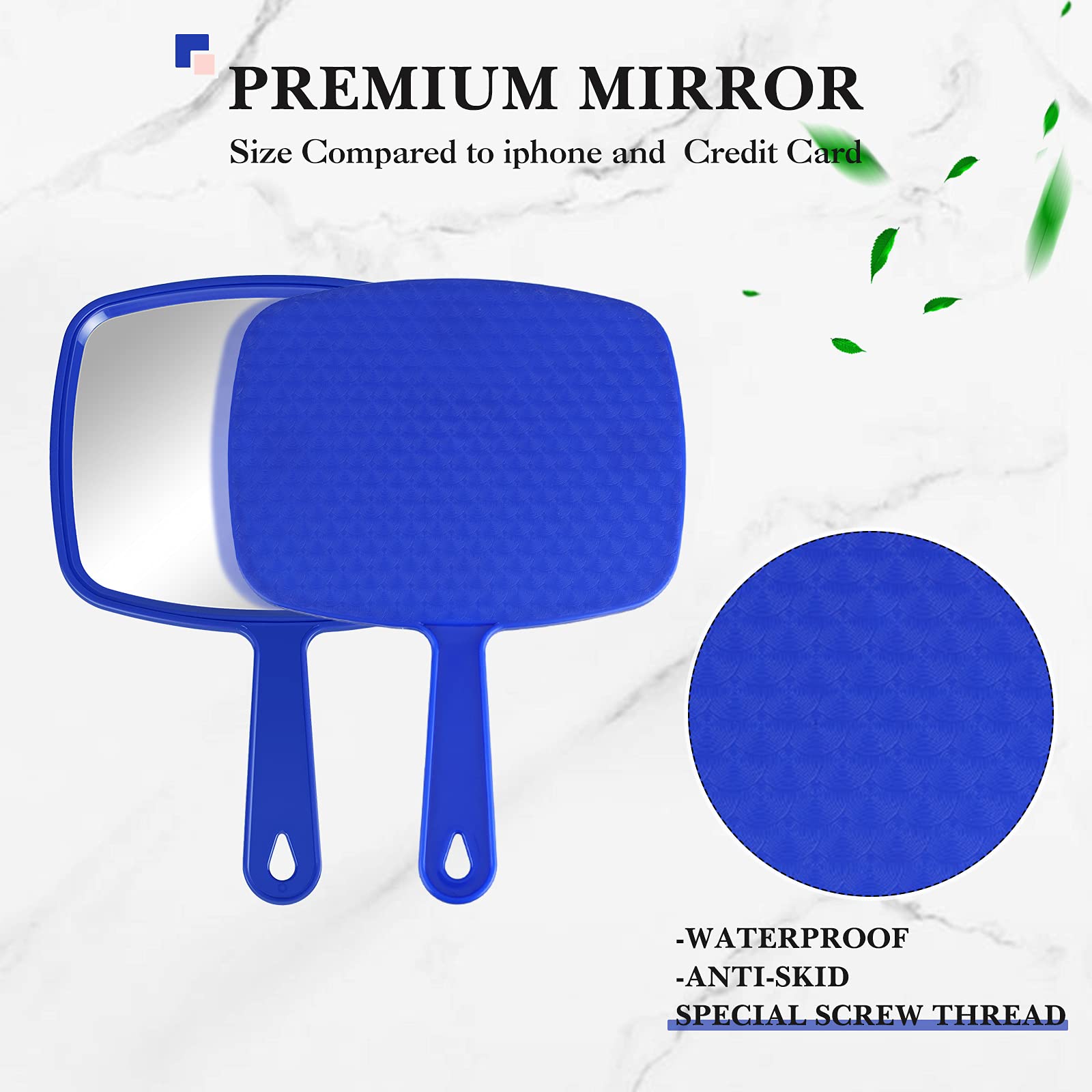 Miroir Jetec avec trou de suspension pour rangement dans la salle de bains.