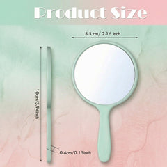 Jetec miroir portable rond, compact, 10x5cm, idéal pour l'usage quotidien