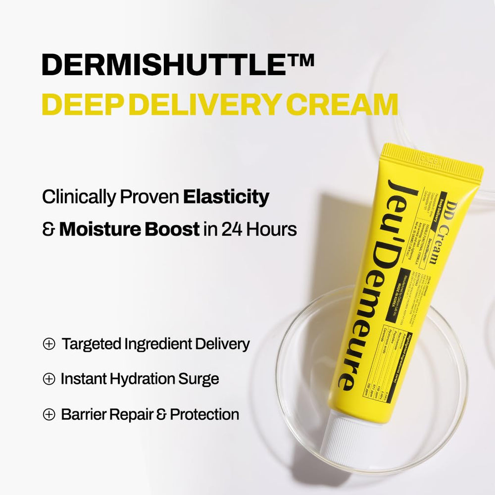 Bouteille Dermishuttle – emballage premium pour routine rapide.