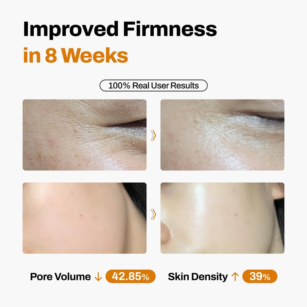 Ingrédients triple-action: peptides, céramides et hyaluronique pour fermeté.