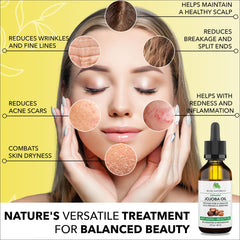 Jeune Naturelle huile jojoba, soin cheveux, nourrit racines et longueurs.