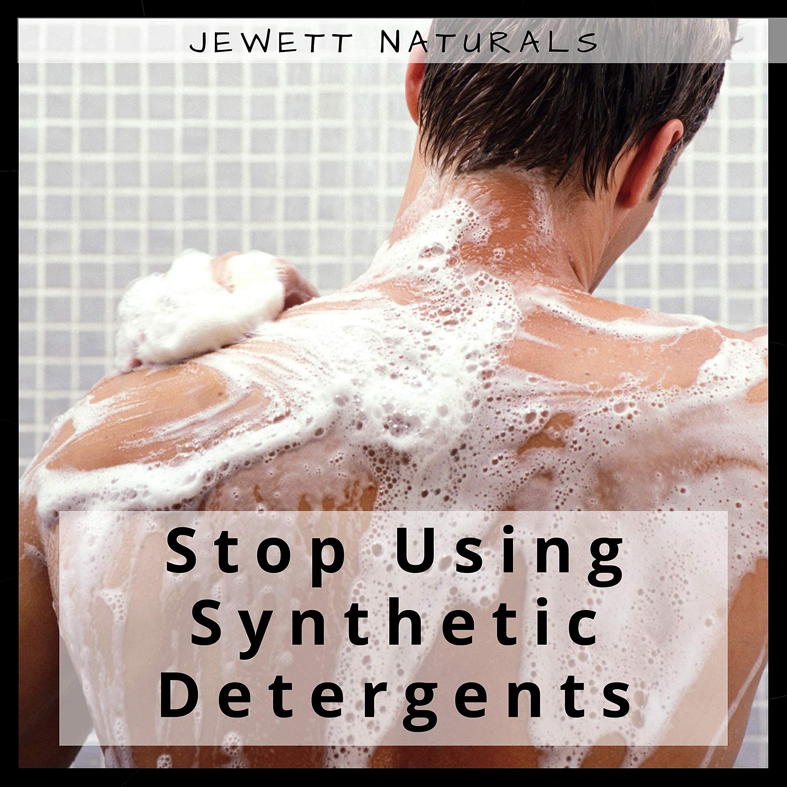 Utilisation du savon Jewett Naturals dans le bain, lavage doux